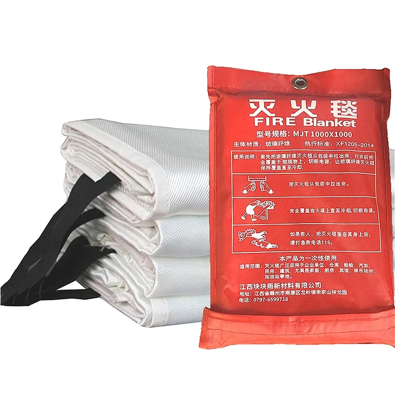 Fire Blanket Flame Retardant Blanket Emergency Escape Blanket Flame Retardant Suppression Blanket Kitchen Safety Survival Cover