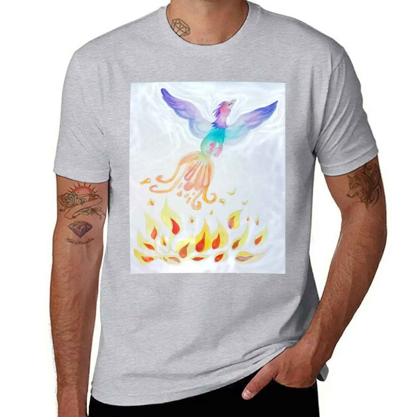 

rising phoenix T-shirt vintage clothes cute clothes plus sizes mens champion t shirts