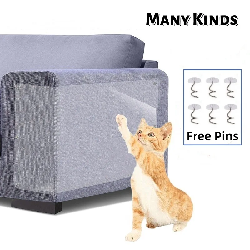 Anti Cat Scratch Furniture Protector, Couch Protector from Cat Claws Heavy-Duty Scratching Deterrent and Shield for Sofa,Doors