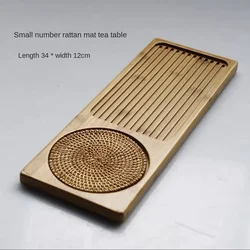 High - Quality Bamboo Tea Tray - Elegant Chinese Solid Tea Board (C 34 X 12CM)