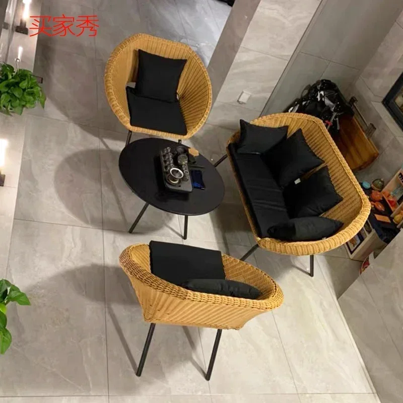 Garden Rattan Outdoor Set Patio Relaxing Chair Rocking Chairs For Living Room Portable Folding Beaches Lounge Beach Furniture