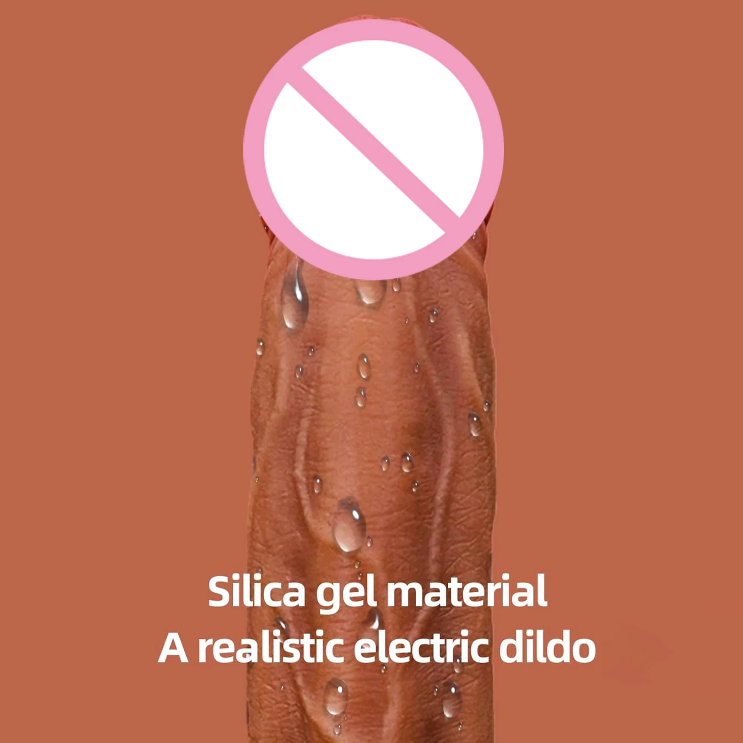 Heating Telescopic Dildo Vibrator Adult Women Sex Toys 18