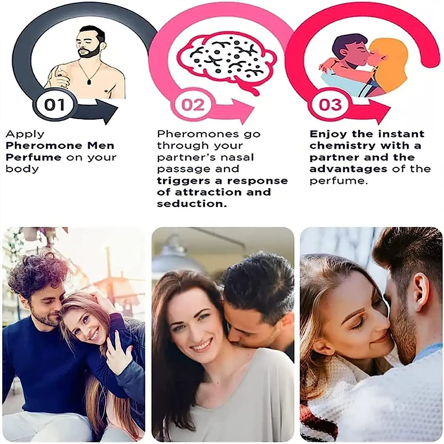 Mens Perfume Spray Strong Pheromone For Man To Attract Women Flirting Perfume Essential Sexually Stimulating Long Lasting Androstenone Sexy Perfume mens perfume spray