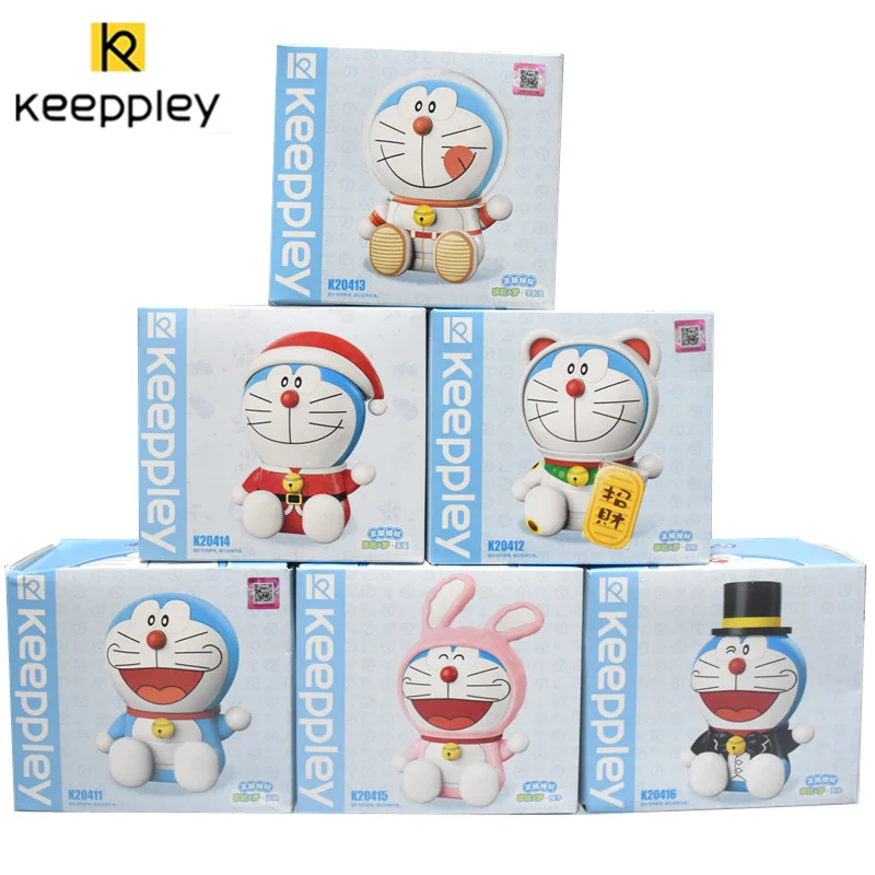 

Конструктор Keeppley Doraemon, Игрушечная модель Кота Dingdang, классическое аниме периферийное украшение, детская игрушка, подарок на день рождения