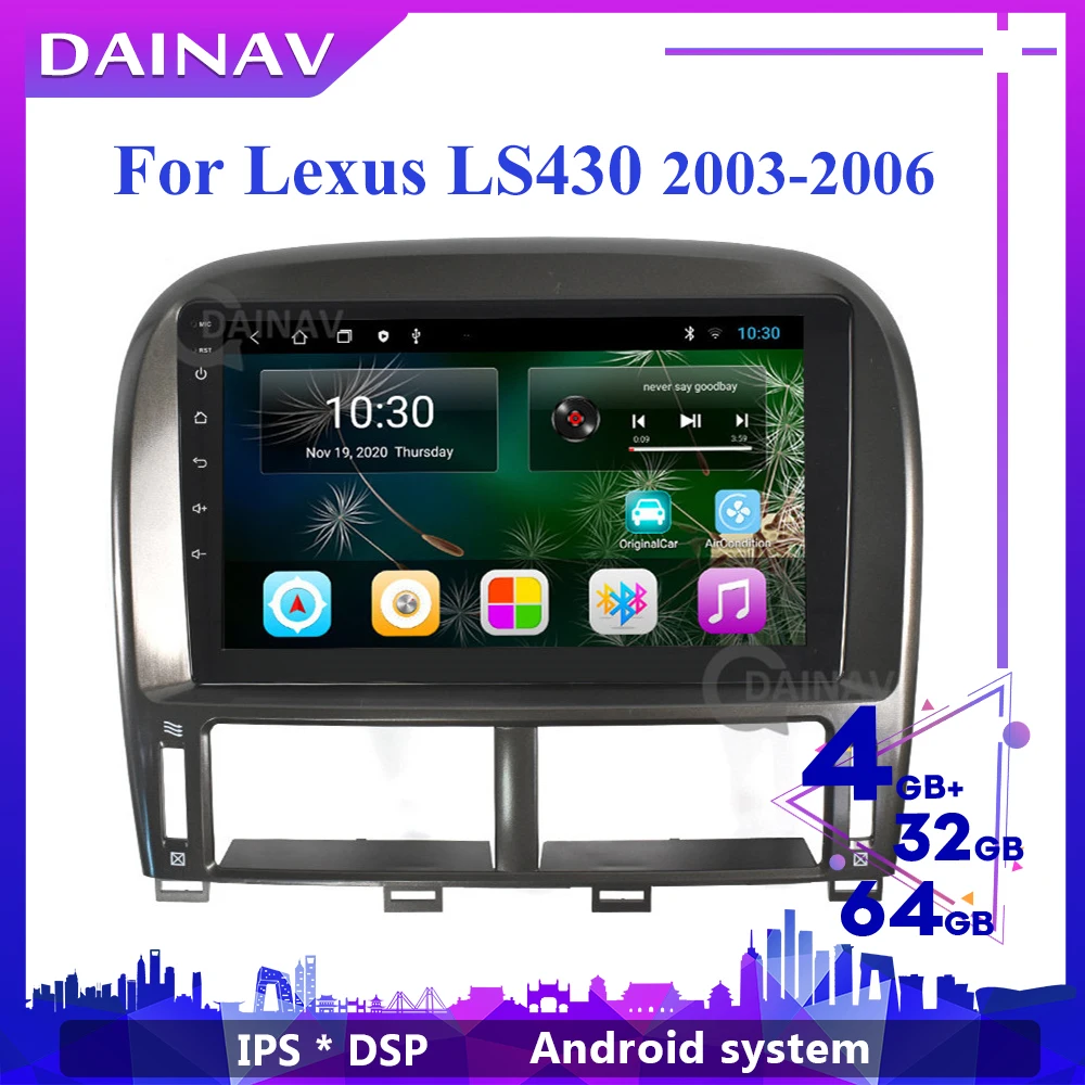 Автомобильный DVD-плеер на Android 2 Din GPS-навигатор для Lexus Ls430 2000-2006 автомагнитола