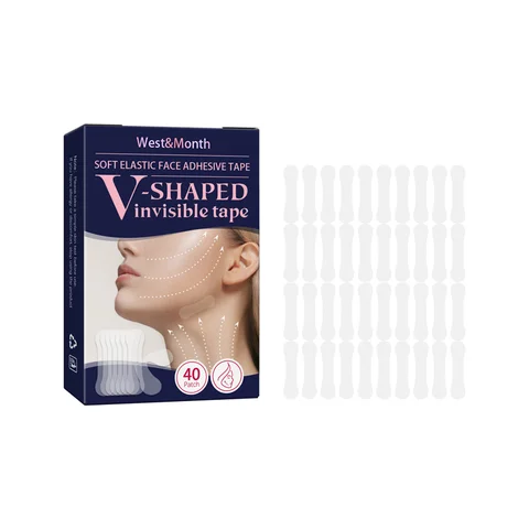 Invisible Thin Face Stickers acial Line Anti Wrinkle Skin V-Line Cheek V-Shape Chin Lifting Patches Women Face Beauty Tool
