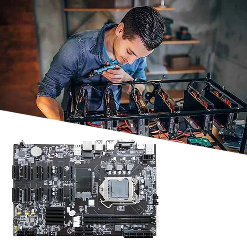 best motherboard for pc B75 12 PCIE ETH Mining Motherboard LGA1155 MSATA USB3.0 SATA3.0 Support DDR3 RAM B75 BTC Miner Motherboard best motherboard for home pc