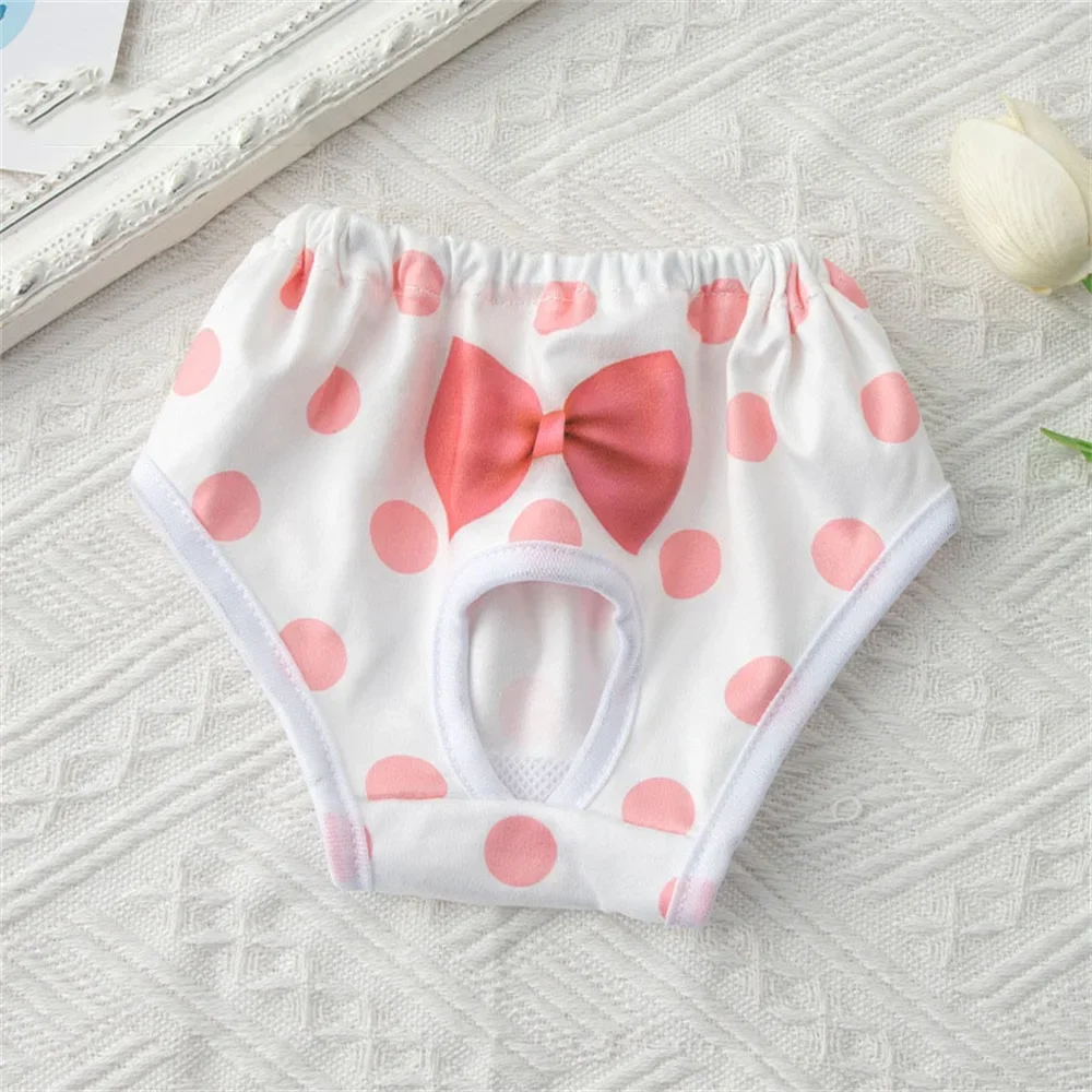 Dog Physiological Pants Pet Supplies Dog Menstrual Pants Pet Princess Panties Diaper Breathable Bow Diapers dog diapers pet diapers dog nappies