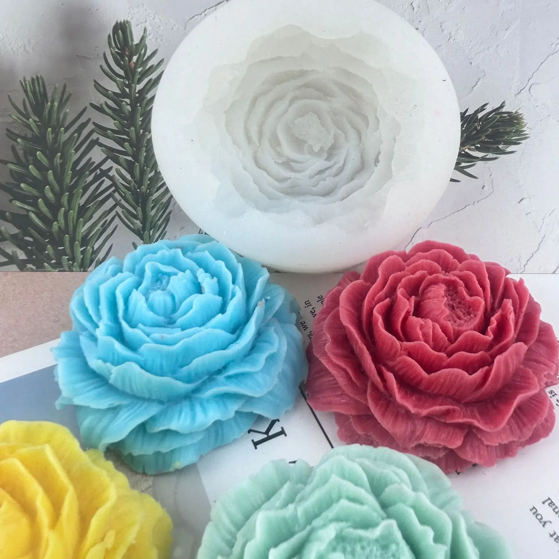 2 pezzi di stampo rosa fai da te petalo di fiore in silicone fondente caramelle torta al cioccolato decorazione – acquista a prezzi convenienti sul marketplace
