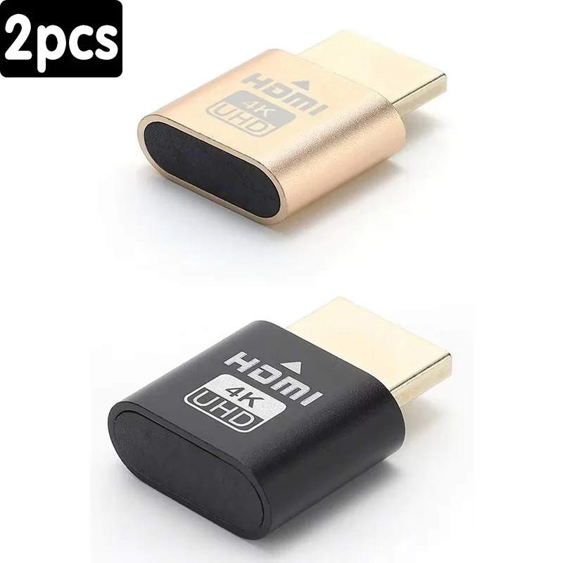 4K HDMI Virtual Display Adapter - LED Dummy Emulator Plug