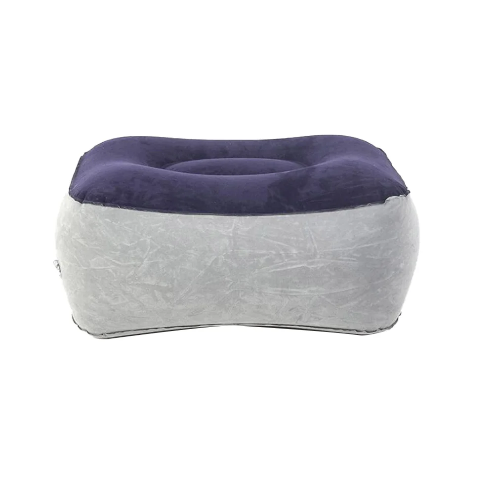 

Wedge Pillow Foot Rest Cushion Travel Portable Inflatable Footrest Office Stool