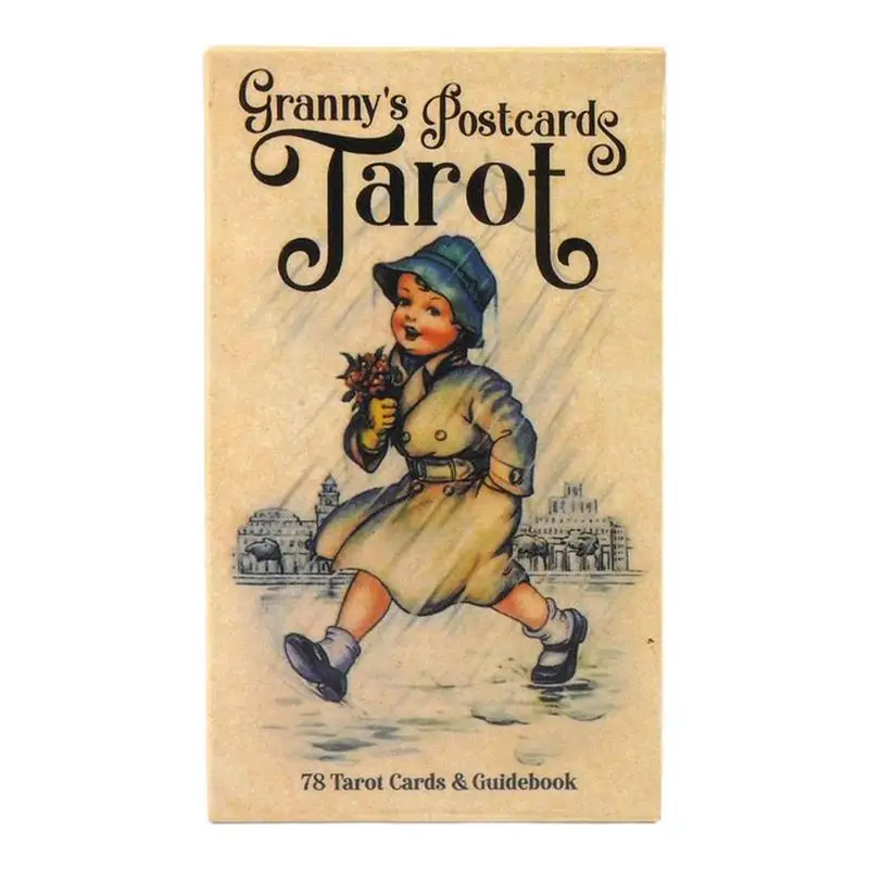 

Granny's Postcards Oracle Cards Tarot P rophecy Divination Deck Family Party Board Game Fate Card Fortune Telling Game 78PCS