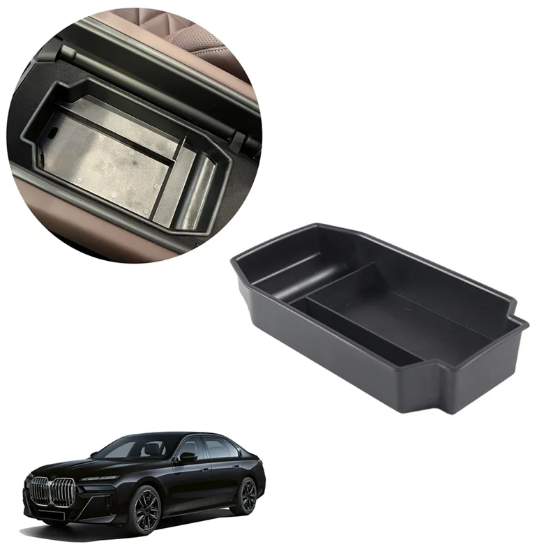 BMW 7 시리즈 G70 2023 센터 콘솔 주최자 팔걸이 보관함 트레이 자동차 내장 부품