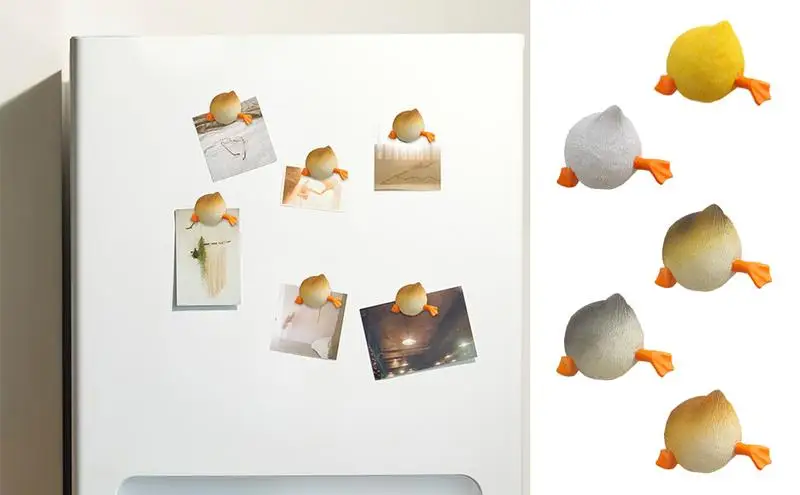 

Animal Magnets for Fridge Duck Butt Magnet Decor Fridge Magnet Sticker Cute Kitchen Magnets Resin Ornament household accessories