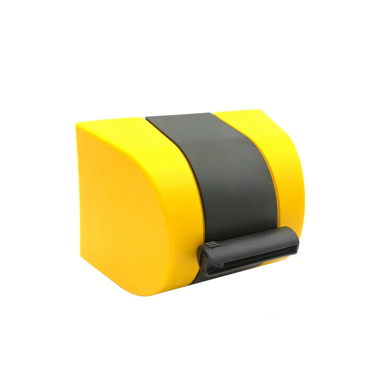 10m Warning Belt Wall Mounted Safety Retractable Belt Barrier Tape Yellow/Black Stripe Caution Danger Do Not Enter Cross Tape