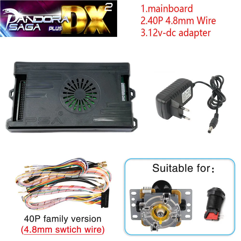 9800 in 1 Pandora Saga DX 2 Plus Arcade Box Family Version