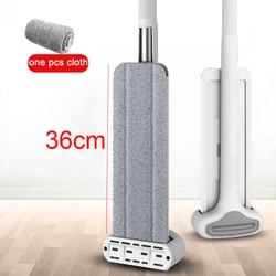 Magic Mop for Efficient Home Cleaning - 360° Rotation Spin Mop with Bucket (M(36CM)-1cloth)