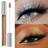 Glitter Liquid Eyeshadow, Silver Monochrome Tone, Waterproof Makeup Effect, Shimmer Pigment Eye Shadow Pallete Set 6