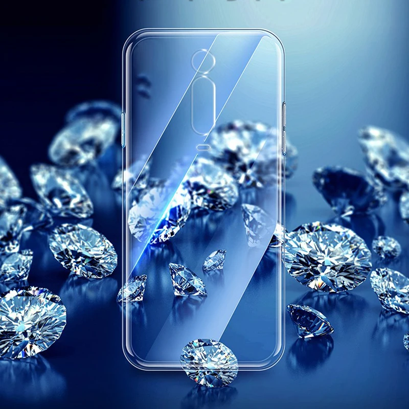 超薄型クリア電話ケース Xiaomi Mi 9T 9T Pro バックカバーケース 