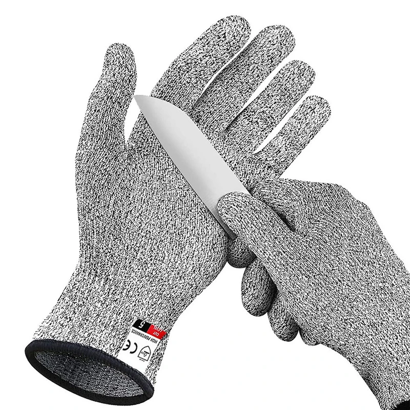 

1pair Safety Anti Cut Gloves High-strength Industry Kitchen Gardening Anti-Scratch Anti-cut Glass Cutting Multi-Purpose