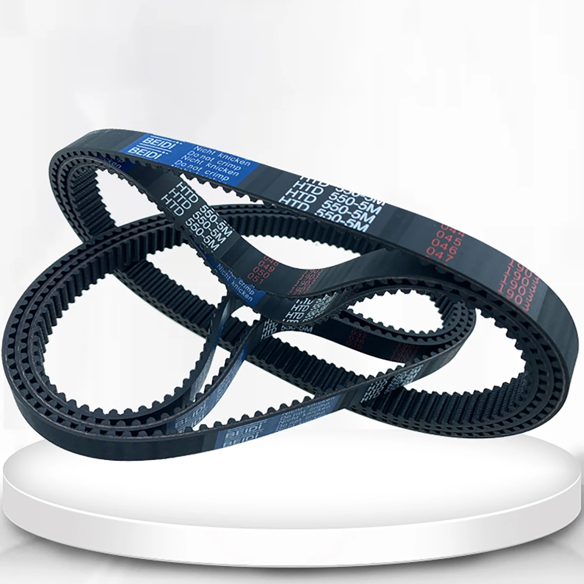 1pcs Width 10 15 20 25 30mm HTD-5M Rubber Timing Belt Perimeter 1335mm -  2460mm Closed Loop Synchronous Belt 267 - 492 Teeth