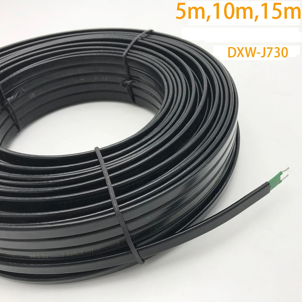 Minco Heat 12V 24V 110V 220V Water Pipe Anti-freeze Frost Protection Heating Cable for Roof Self Regulating Electric Heater Wire