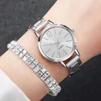 6PCS/Set Women's Watch Fashion Steel Band Quartz Watches Diamond Bracelets Set（Without Box） - Image 5