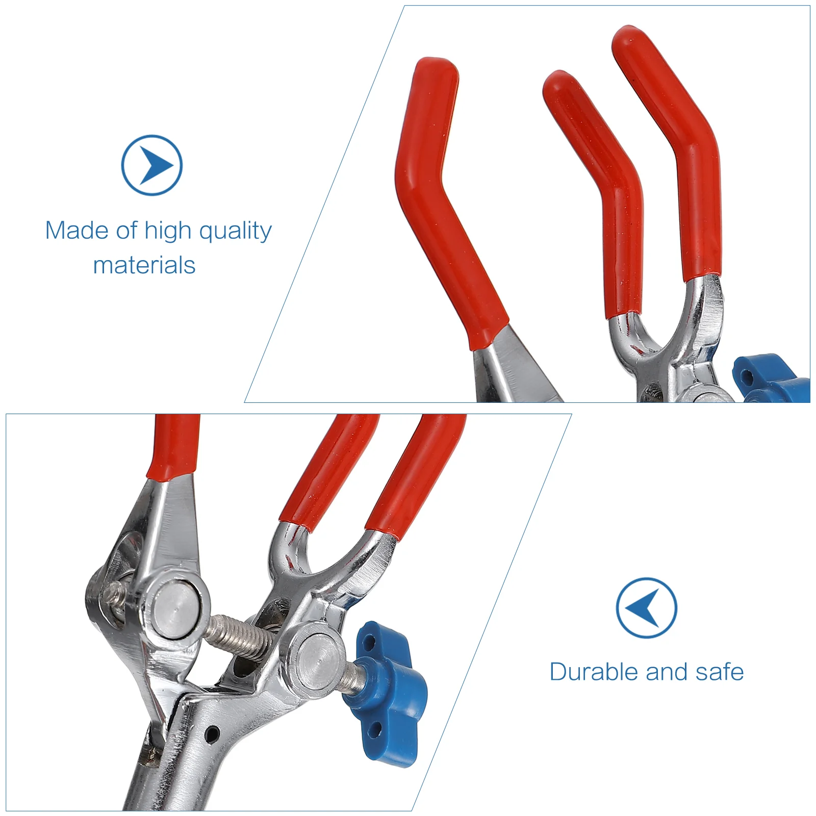 Support Clip Three-jaw Clamp Laboratory Stand Plastic Science Experiment Tube Clips laboratory clamps