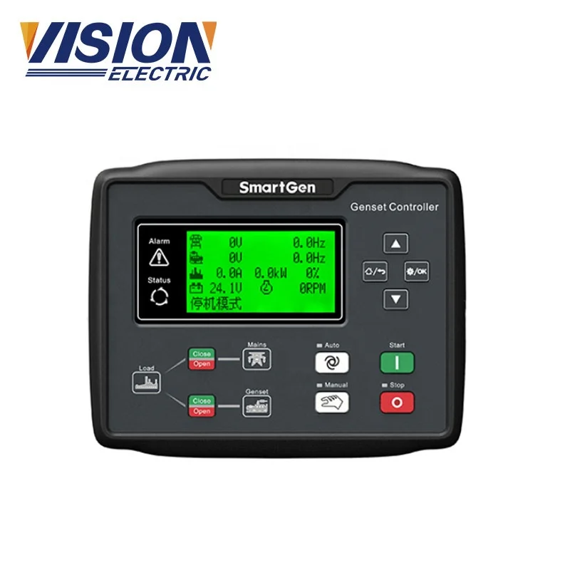 

Genset control module smartgen HGM6120N AMF Controller one mains one gen system