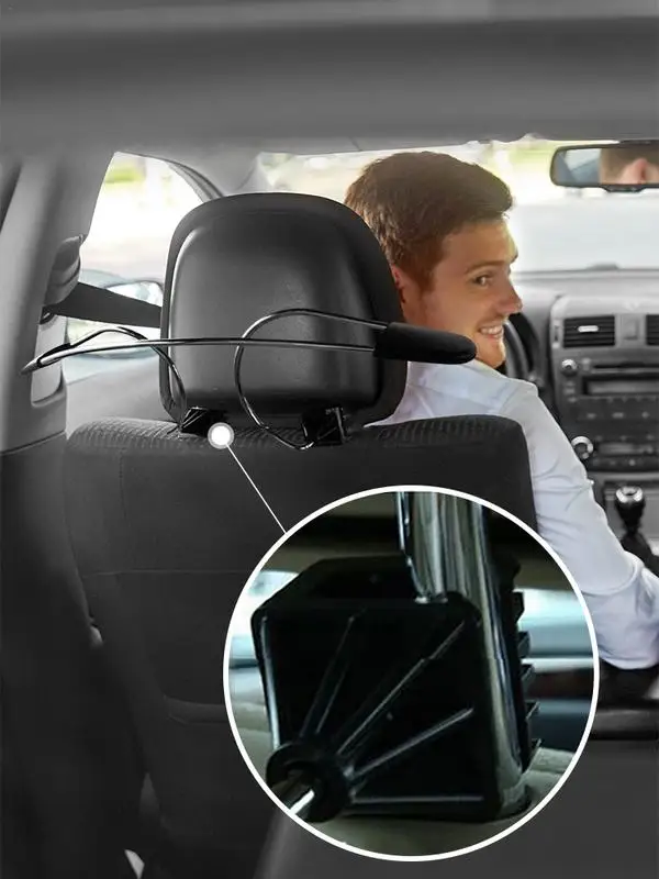 Car Seat Coat Rack Hanger Clothes Holder Travel Vehicle Jacket Suit Coat Hanger Car Accessories