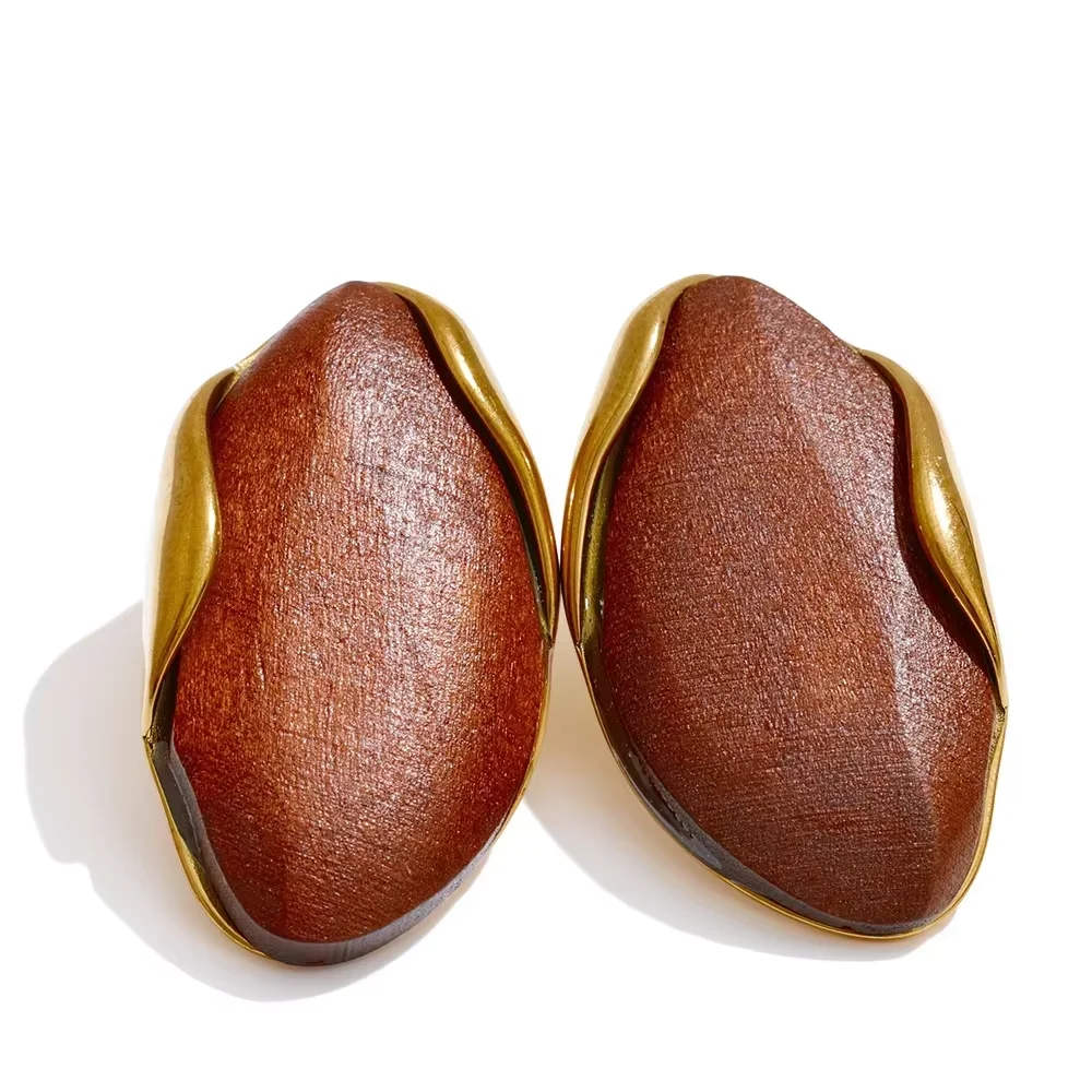 Earrings Wood