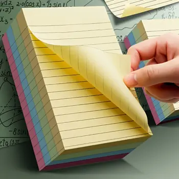 Note adesive colorate cancelleria scolastica studente 200 fogli appunti adesivi schede indice forniture per ufficio