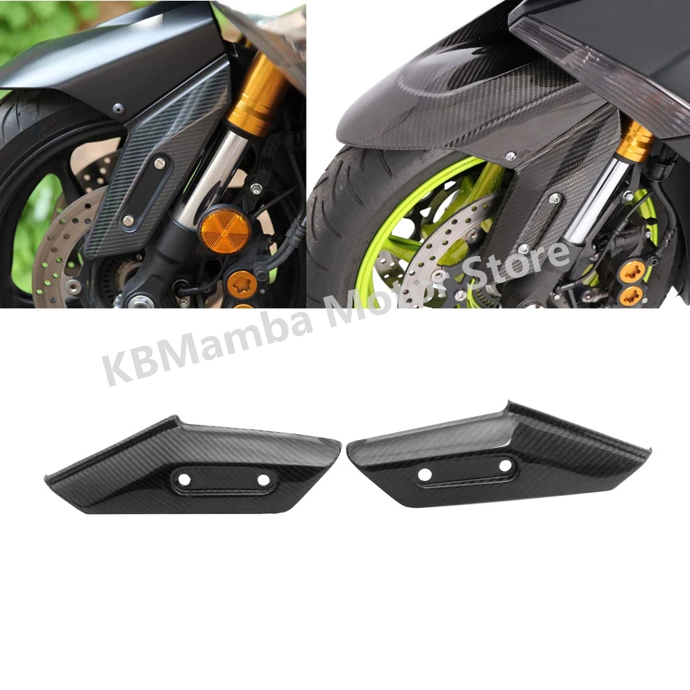 

New Motorcycle Front Fender Mudguard Side Panel Fairing Real Carbon Fiber For YAMAHA TMAX530 TMAX560 T-max 530 560 2015-2020