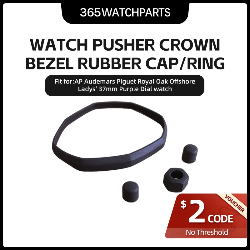 Orologio Crown Ap Anello In Gomma Per Audemars Piguet Royal Oak Offshore Ladys 37Mm Muslimate Watch Parti Di Ricambio Strumenti