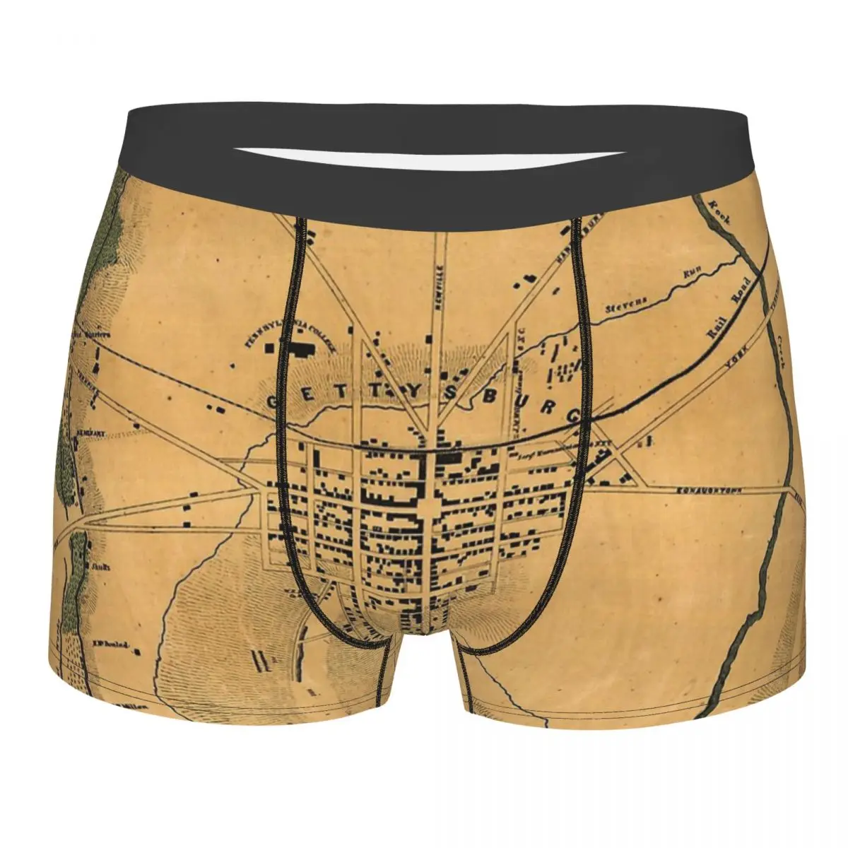 

Vintage Battle Battlefield FPS Game Underpants Homme Panties Male Underwear Comfortable Shorts Boxer Briefs