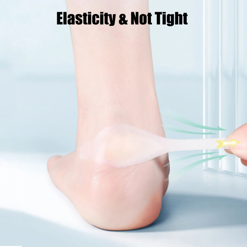 10Pcs Silicone Heel Protectors Foot Patches Adhesive Blister Pads Hydrocolloid Heel Liner Shoes Stickers Gel Pain Relief Patch