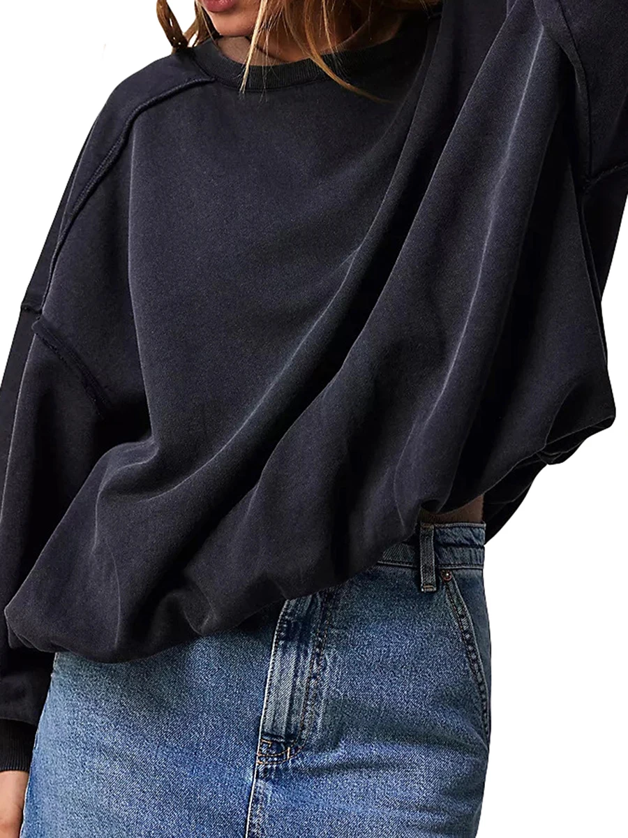 Women Crew Neck Sweatshirts 3