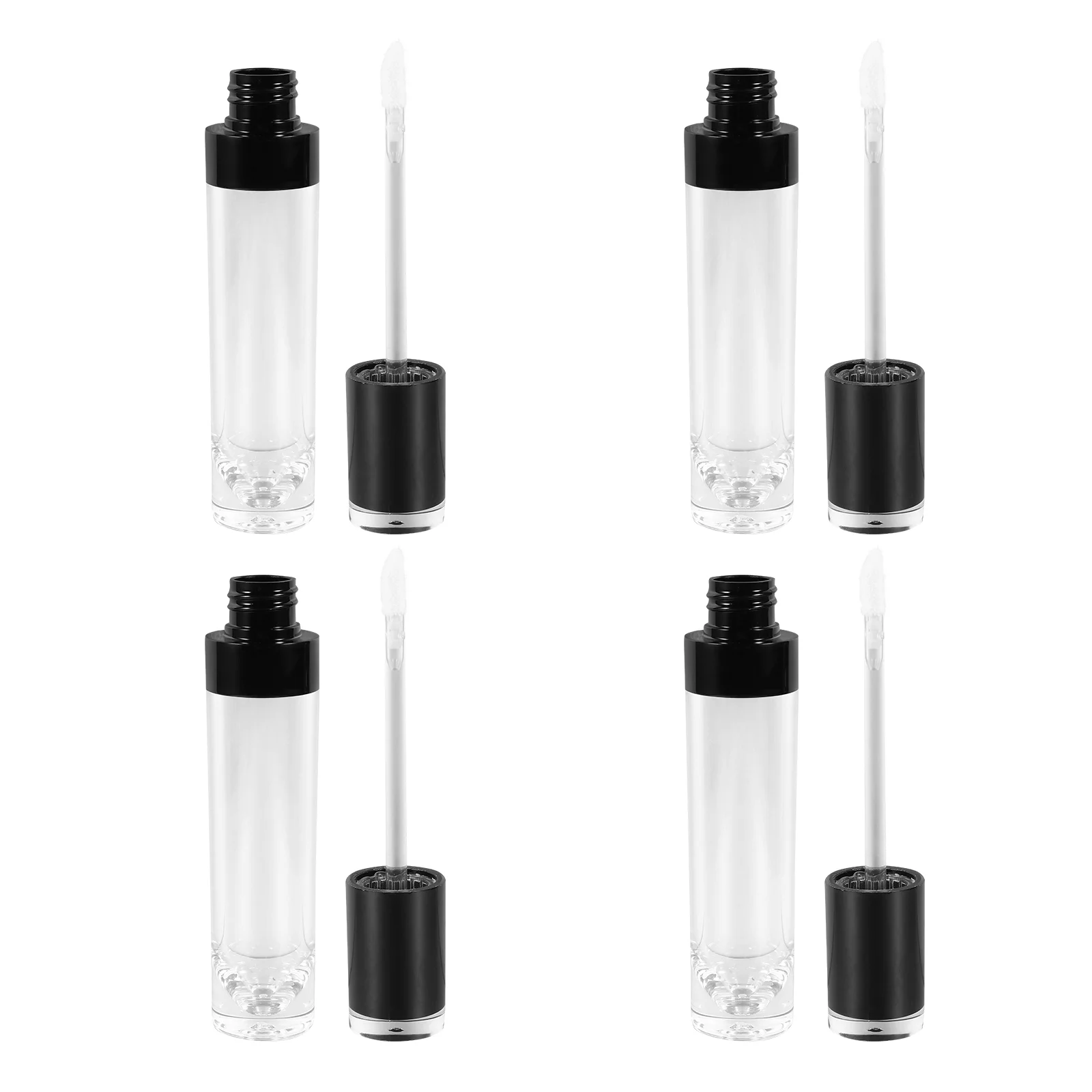 

4 Pcs Lip Tint Empty Tube of Gloss Holder Bottles Small Tubes Make up DIY Containers