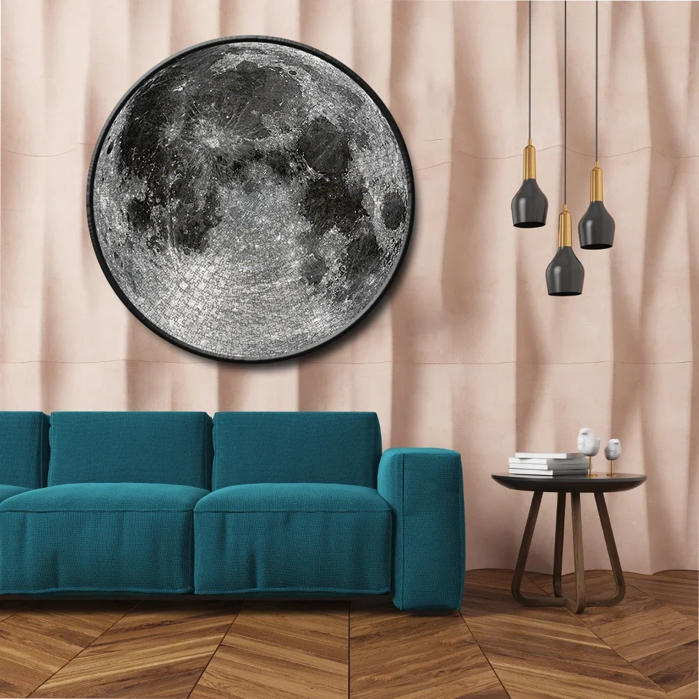 1000 Pieces The Moon Jigsaw Puzzle for Adult Round Puzzle Toy Family Game Home Wall Decoration Special Present Perfectly Fit 6