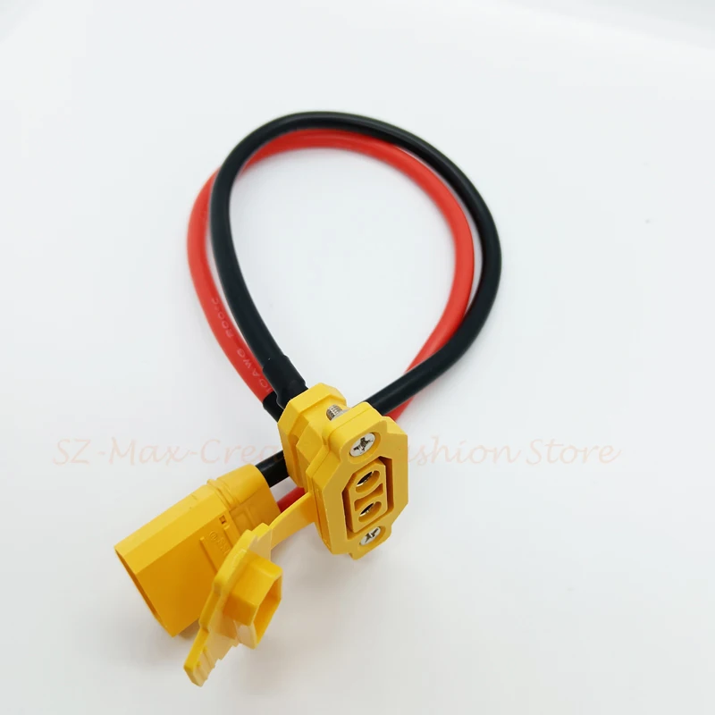 Amass Cavi Adattatori XT90H Maschio E XT90E-F Femmina Con Connettori, 20cm 12AWG In Silicone Per Drone FPV E Batterie RC