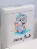 Toilet seat sticker Cartoon elephant 1