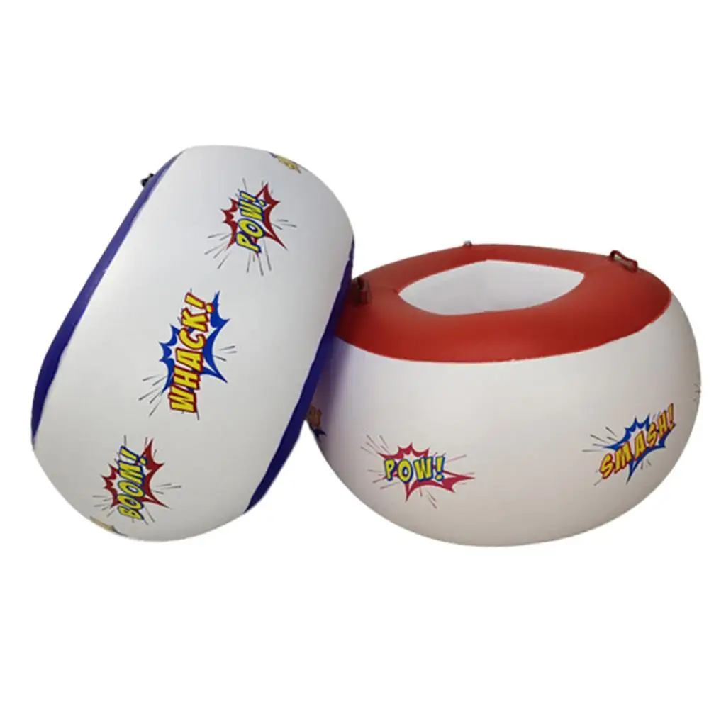 2 Pieces Kids Body Inflatable Balls Bumper Soccer Game Supplies Motor Skills