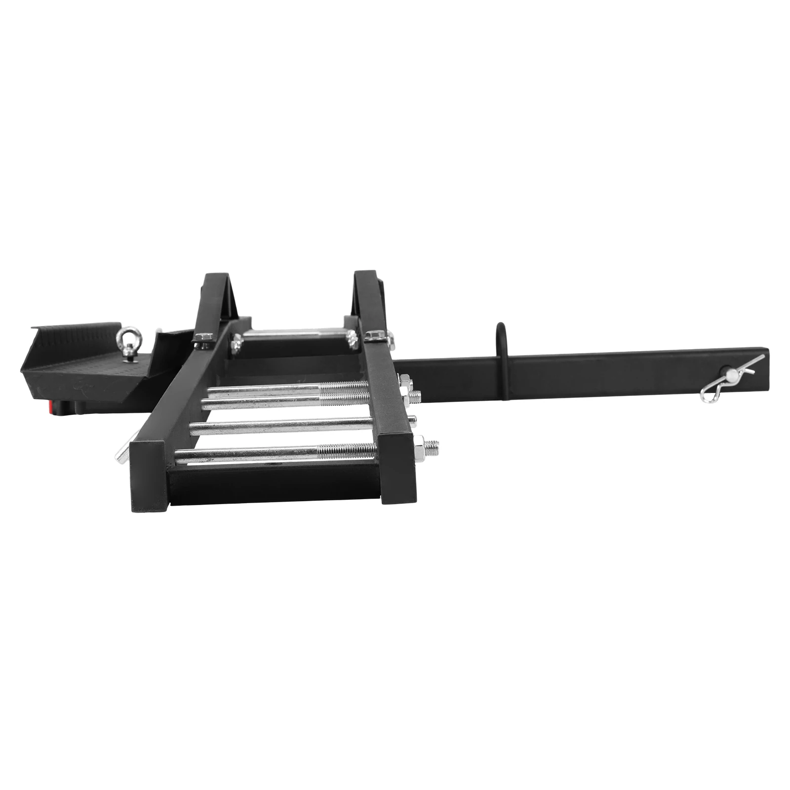 Motorcycle Hitch Carrier Anti Tilt Hitch Mount Bike Carrier Rust Proof Rear Trailer Steel Mount Rack for SUVs Cars Trucks Vans