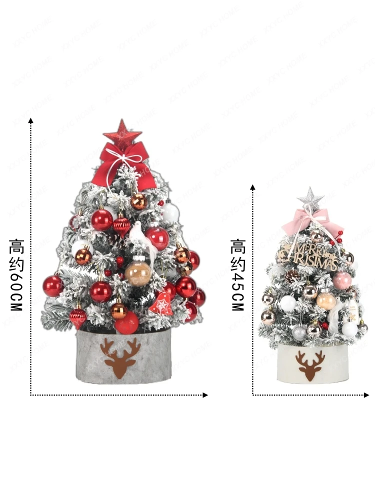 

2023 New Christmas Tree Household Small Mini Desktop Creativity Ornaments