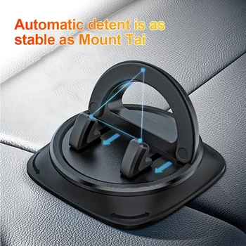 360 °   Supporto Girevole per Telefono da Auto, Antiscivolo, per Navigazione GPS, Universale per Tutti i Telefoni