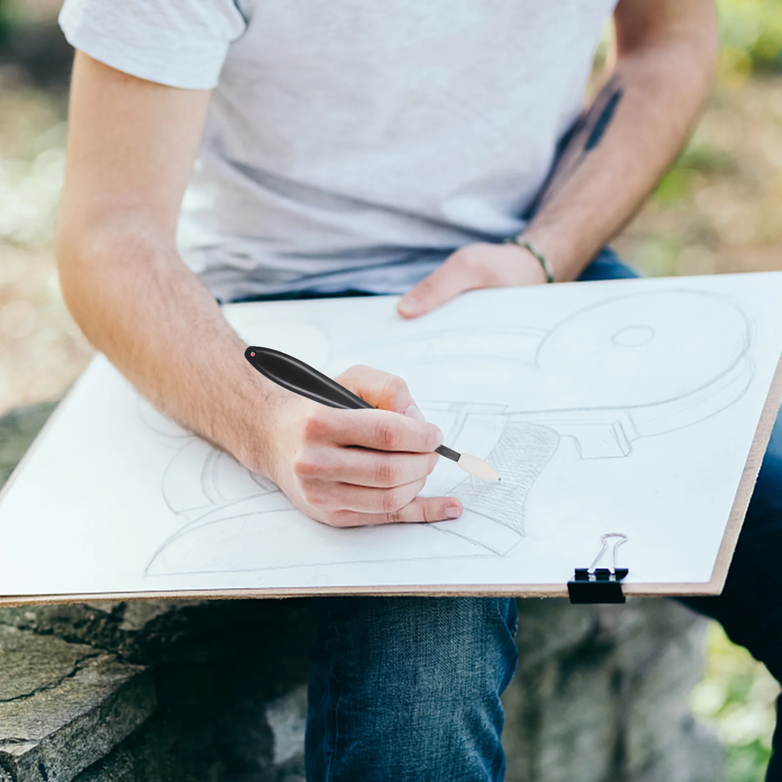 믹스 와이퍼 학생 스케치 얼룩 지우기 도구, Abs 학생 액세서리, 수채화 종이..