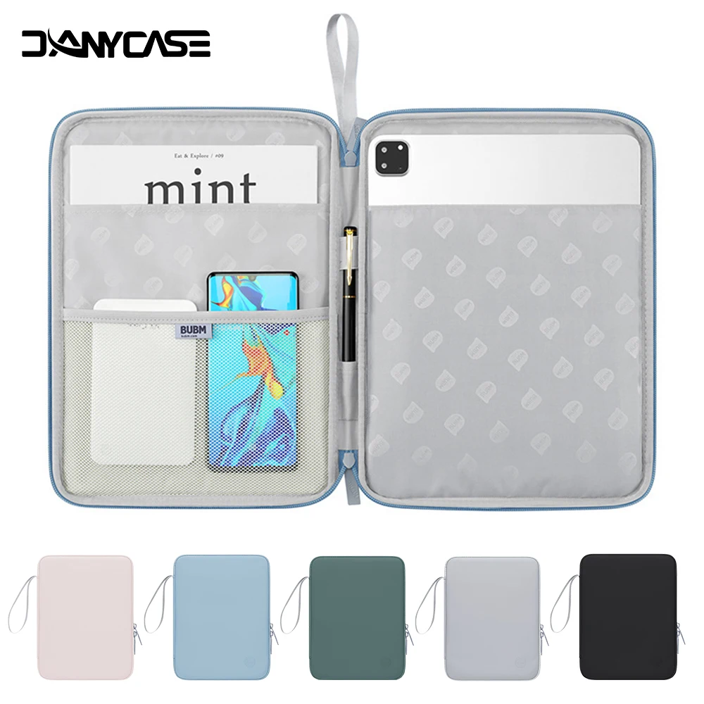 Prova de Choque Multi Bolsos Tablet Sleeve Bolsa Capa Bolsa para Ipad Samsung Xiaomi Lenovo 7.912.9 à