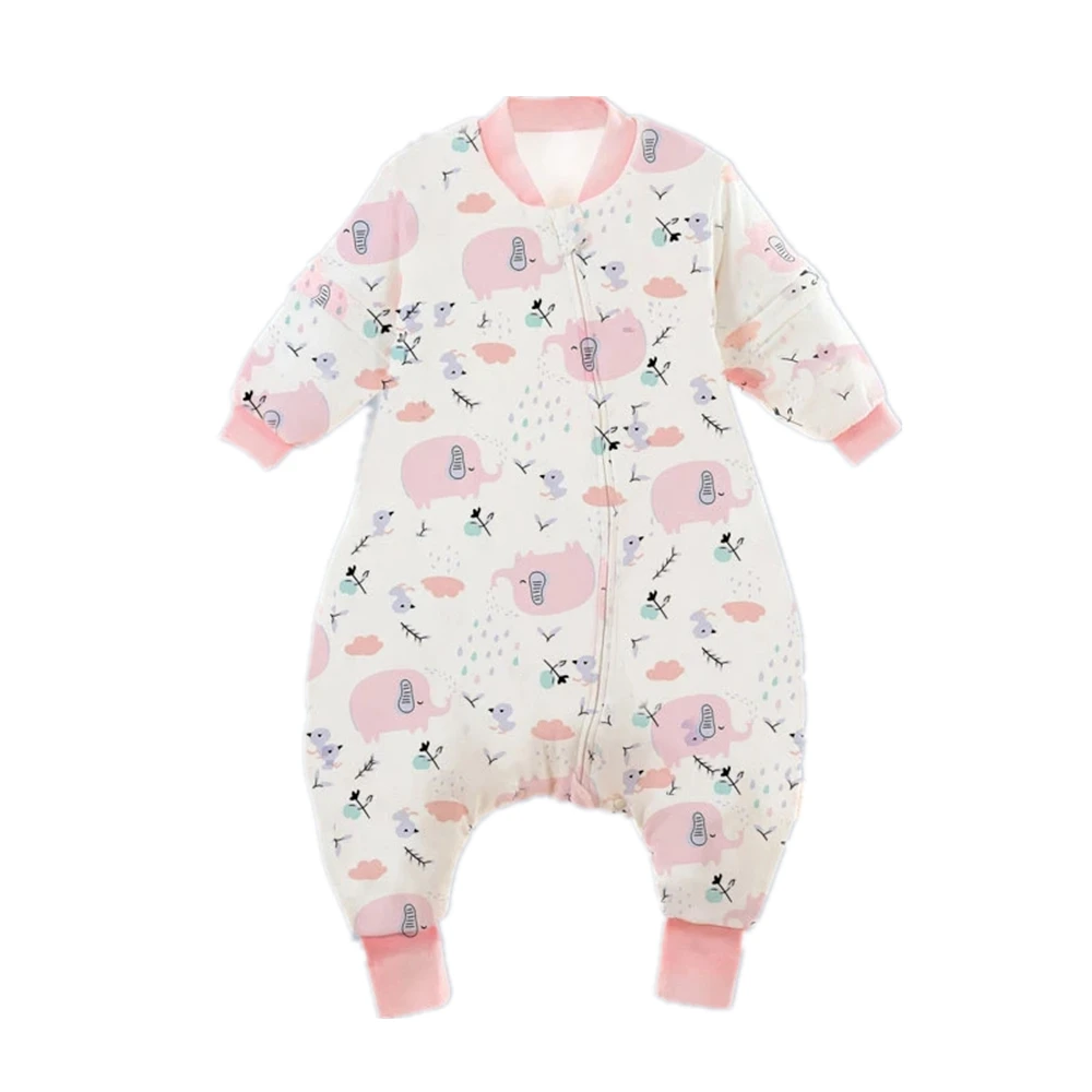 Saco De Dormir Para Bebés Con Piernas Y Pies - Pijama De Una Pieza Con Mangas Largas, Diseño De Animales