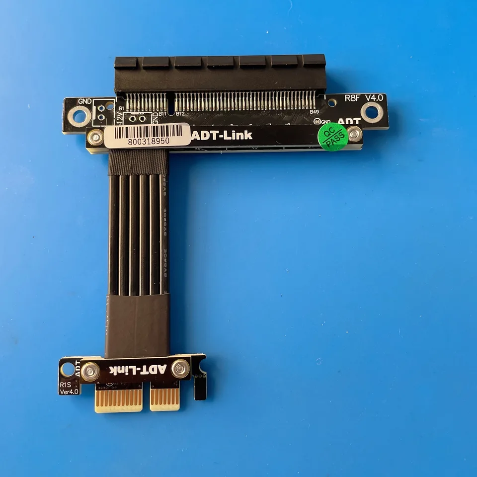 Pci-e 3.0 x1延長ケーブル,pci express 4.0 x1〜x4折り90 270度,pcie