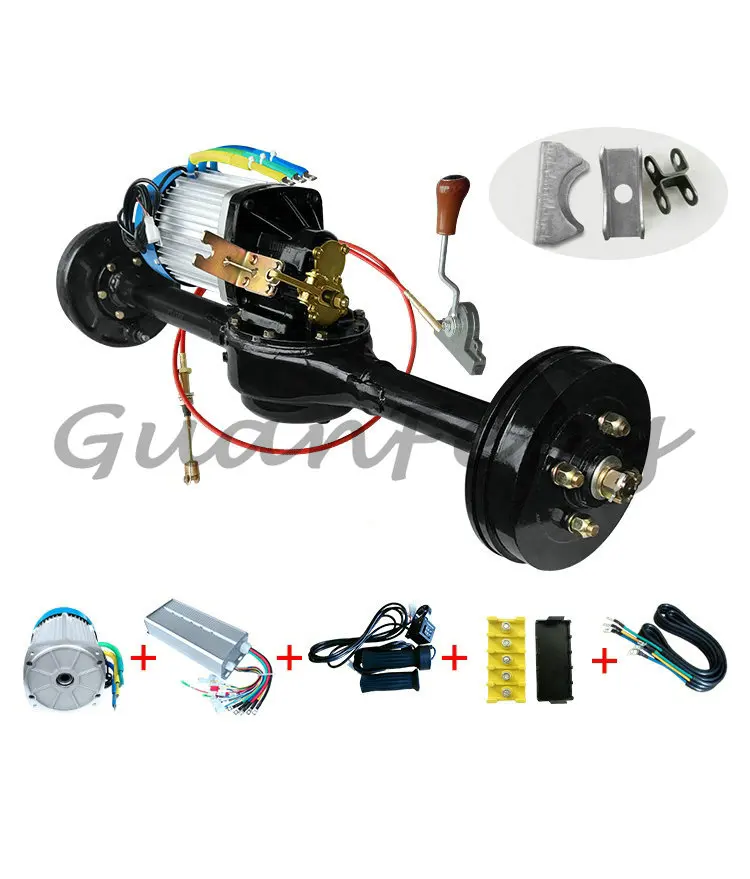 Kit Motorisation électrique Buggy Kit Moteur Brushless 48V/1800W 72V/3000W – Pour Go-kart électrique, Buggy, Vélo 4 Roues Gears 4